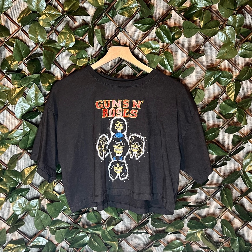 Retro Guns N’ Roses Licensed Cotton Crop Tee Cotton On Brand